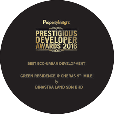 PropertyInsight Prestigious Developer Awards 2016 — Best Eco-Urban Development